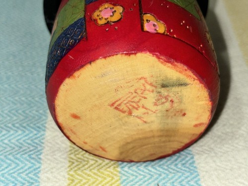 KOKESHI bambola vintage firmata 5,75” - Foto 7 di 7