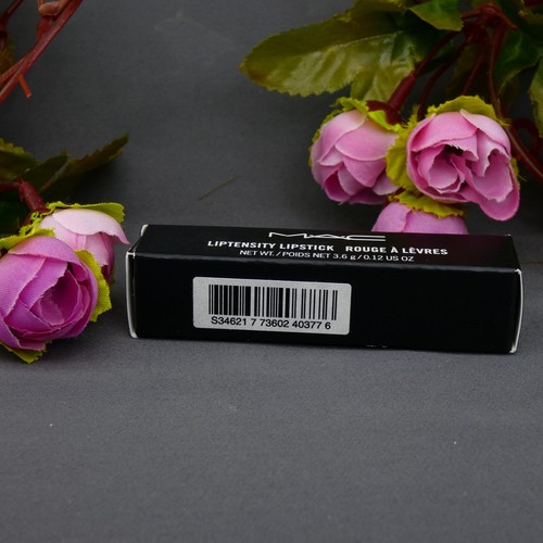 MAC Cosmetics Liptensity Lipstick SMOKED ALMOND Rare Discontinued (2016??) NIB - Picture 4 of 12