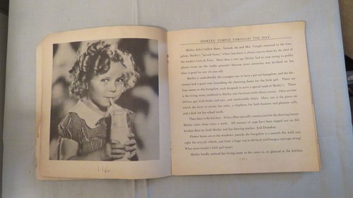 Vtg Lot of 3 Shirley Temple School Tablet Her Life in Pictures Through the Day - Picture 19 of 22