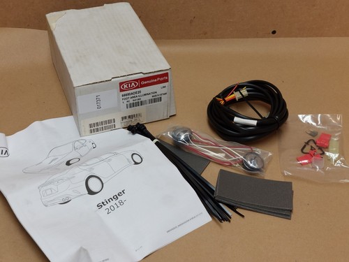 Kia Stringer Red Front Footwell Illumination Kit 2018-on 66650ADE20 Genuine - Picture 9 of 9