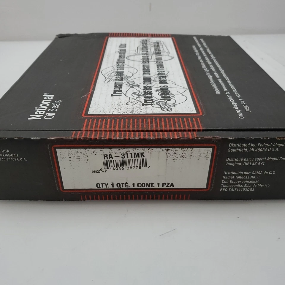 Kit de cojinete y sello diferencial de eje trasero National RA-311MK Foto 3 de 4