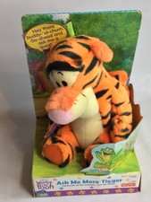 Fisher-Price Disney Winnie The Pooh Tigger Ask Me More Tigger 9" Plush 94014 MM