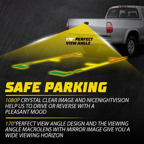 For 2000-2006 Toyota Tundra Tailgate Handle Backup Rear View Camera Reverse - Picture 9 of 11