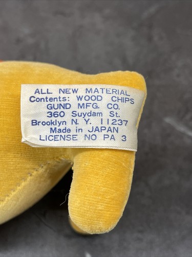 Vintage Walt Disney GUND Winnie The Pooh Bear Stuffed Animal Japan - Picture 7 of 11