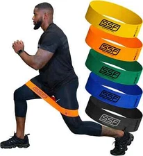 Serious Steel Fitness Fabric Mini Loop Bands (Non Slip, Anti Snapping Bands)