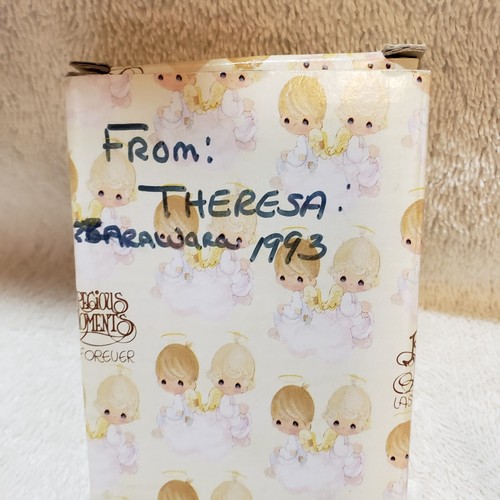 Adorno Enesco, Precious Moments 1991 “Feliz Navidad Querido Amigo”, En Caja - Imagen 5 de 5