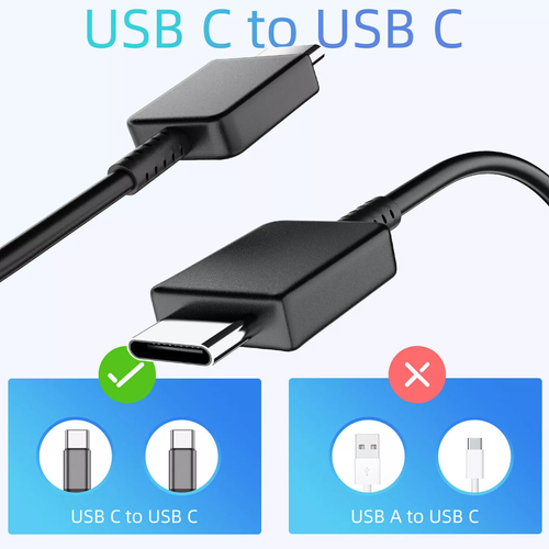 Caricabatteria super veloce USB-C originale Samsung 45 W per Samsung Galaxy S25 S24 S23 S22 - Foto 8 di 14