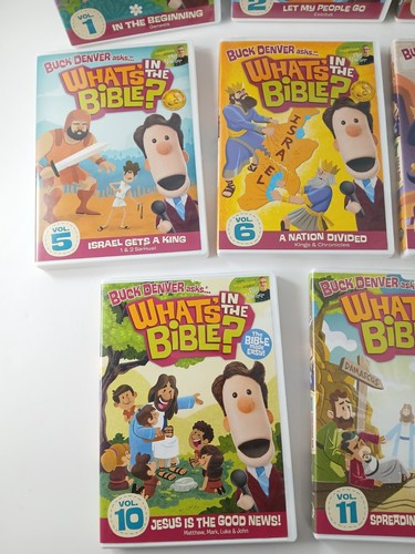 Buck Denver Asks WHATS IN THE BIBLE? Kids Educational Christian Jesus 14 DVD Set - Picture 4 of 24