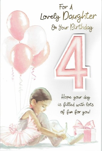 BIRTHDAY CARD Age 1 to 10 RELATION OR OPEN Son Daughter Brother Sister Niece etc - Picture 81 of 240