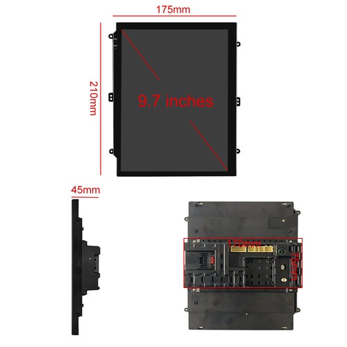 Radio estéreo para coche 9,7" Android 13 Carplay GPS navegación 64G para Toyota Camry 2007-2011 - Imagen 17 de 20