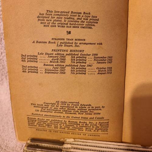 Fremder als die Wissenschaft Frank Edwards, gefeierter okkulter Ermittler PB paranormal - Bild 5 von 15