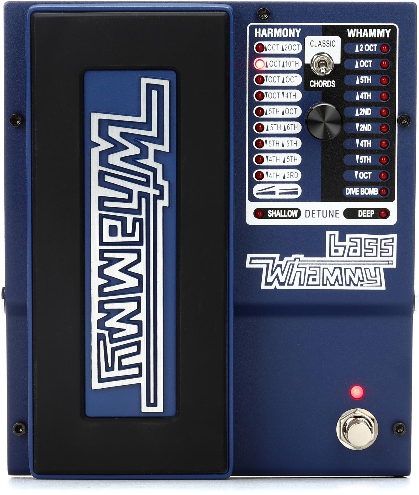 Педаль низких частот DigiTech Bass Whammy с плавным переключением высоты тона