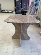 Vintage Marble tabletop with base