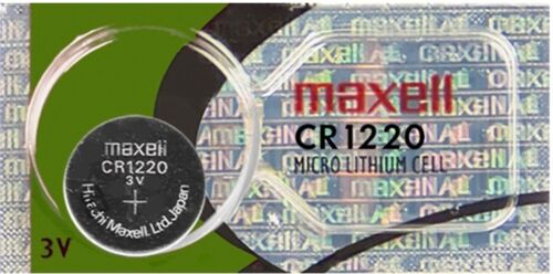 Ten (10) Maxell CR1220 3 Volt Lithium Coin Cell Batteries FREE SHIP - Picture 2 of 2