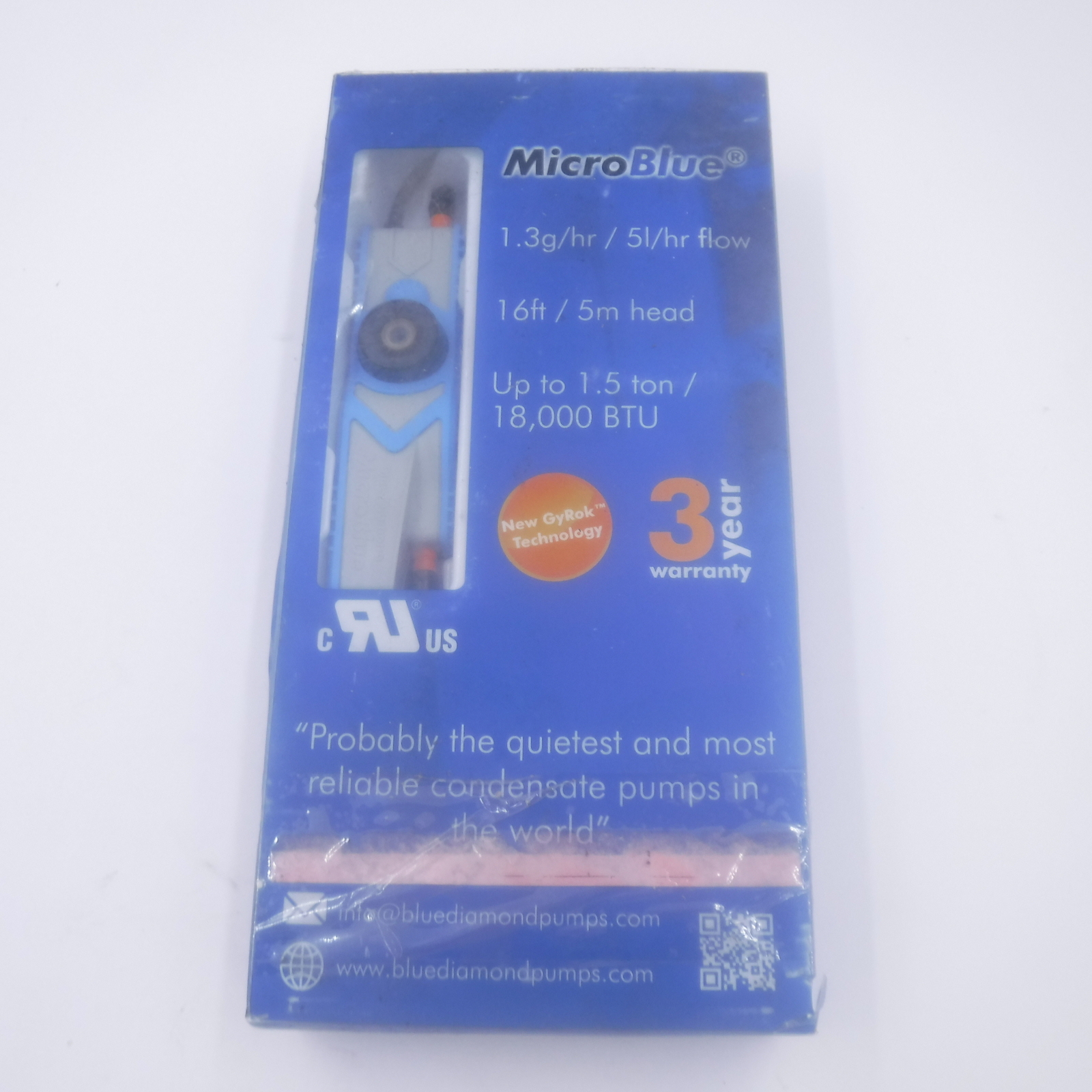 Blue Diamond X85003 MicroBlue Condensate Removal Pump 16