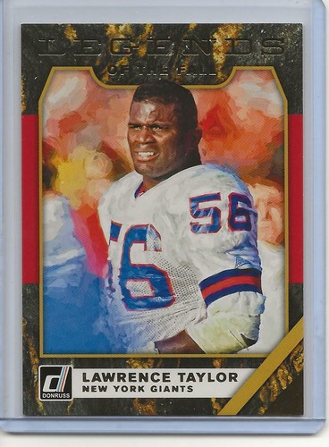  Donruss Legends of the Fall Lawrence Taylor 2019 #LF5 - New York Giants - Salón de la fama - Imagen 1 de 2