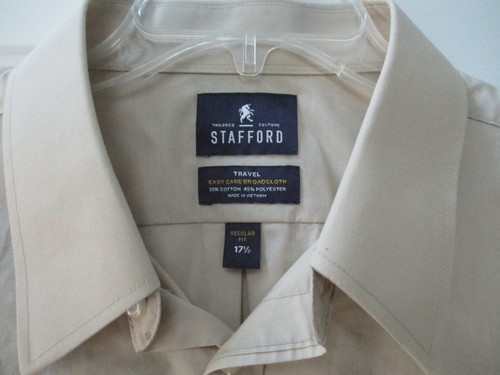 2 Herren Kurzarm Hemden mit Knöpfen Joseph A Bank Traveler, Stafford Easy CareXL - Bild 10 von 12