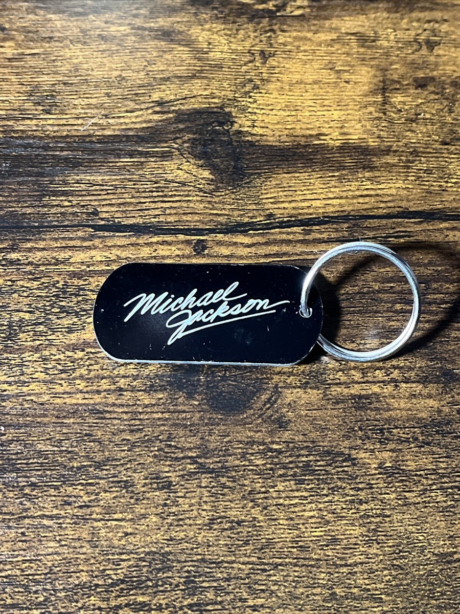 Vintage Dog Tag Michael Jackson Keychain | eBay