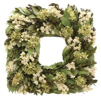 Floral Treasure Kings Garden 17 Hydrangea/natural Leaf Wreath on sale Floral Treasure Kings Garden 17 Hydrangea/natural Leaf Wreath on sale