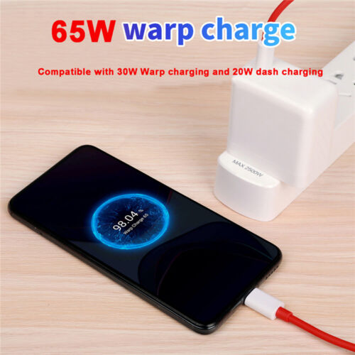Original OnePlus 65W Warp Charger 2M Dual Type-C Cable For OnePlus 9 Pro 8T 7T - Picture 8 of 12
