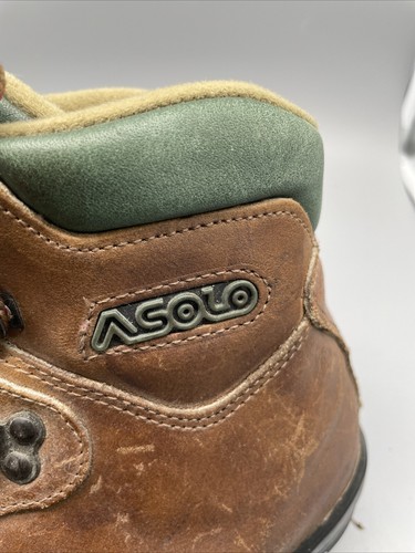 Asolo Women’s Leather Sz 10m Joint Project 3/4 Top Hiking Boot -Vibram Sole - Picture 19 of 23