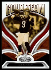 2022 Panini Certified Gold Team Joe Burrow Cincinnati Bengals #GT-6
