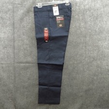 Dickies 874 Mens Original Work Pants Size 33x30 Navy Blue Solid Original Fit New