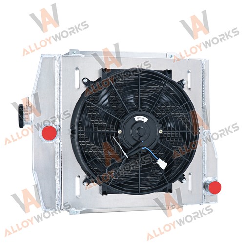 3 Row Radiator Shroud Fan Relay For 1959-1971 1960 Jeep Willys CJ3 CJ5 CJ6 MT - Picture 4 of 14