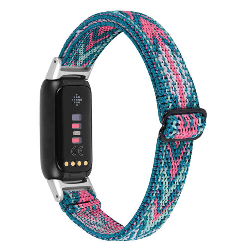 Replacement For Fitbit Luxe Bohemia Watchband Elastic Nylon Watch Band Strap - Picture 14 of 17