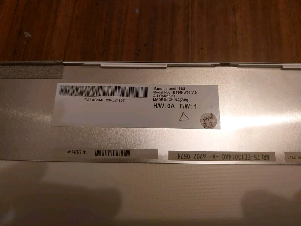 B160HW02 V0 16.4" LCD Display 3D 120Hz 1920x1080 For Sony VAIO VPCF2 - Image 3 of 4