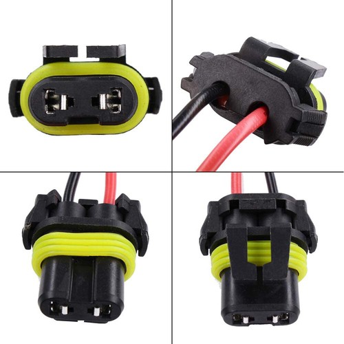 Dynitx Wiring Harness Pigtail Female 9012 HIR2 Lamp Head Light Socket Plug - Picture 11 of 11