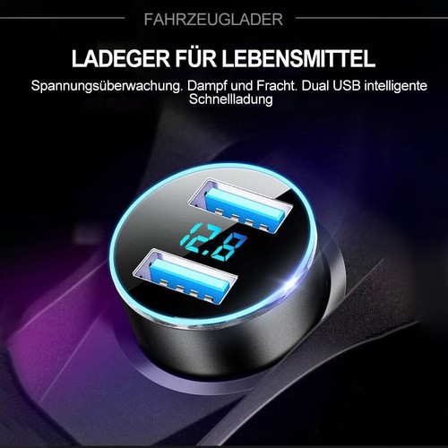 Auto Zigarettenanzünder USB Ladegerät 2xUSB Auto LKW KFZ Handy Samsung iPhone - Bild 10 von 13