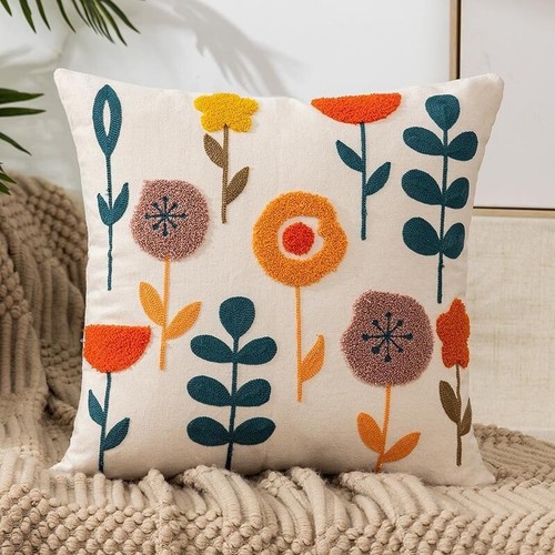 Ins Tulip Pillow Cushion Cute Living Room Sofa Pillow Bedhead Waist Pillow - Picture 12 of 31
