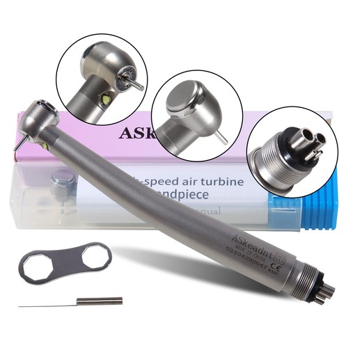NSK Style Dental LED E-generator Fiber High Speed Handpiece Turbine 4H/2H Rotor - Picture 23 of 34