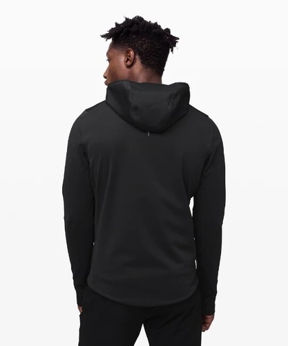 Lululemon Fleece Back Soft Shell Jacket - Grey / Obsidian Mens Medium - RRP £200 - Picture 3 of 7