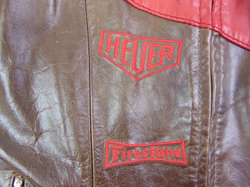 Chaqueta de Cuero Marrón Dakota Tag Heuer Piedra Cuero Genuino | Para Mujer Talla M - Imagen 12 de 15