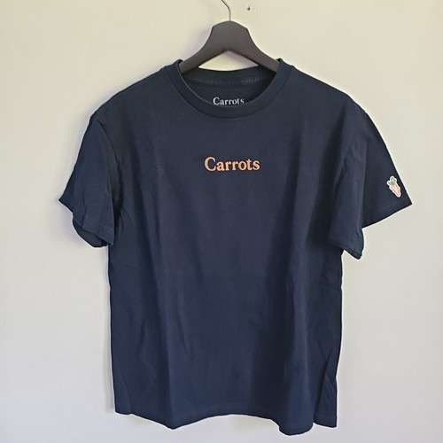 Carrots Size Medium Dark Blue Double Sided Streetwear Short Sleeve Shirt - Picture 2 of 9