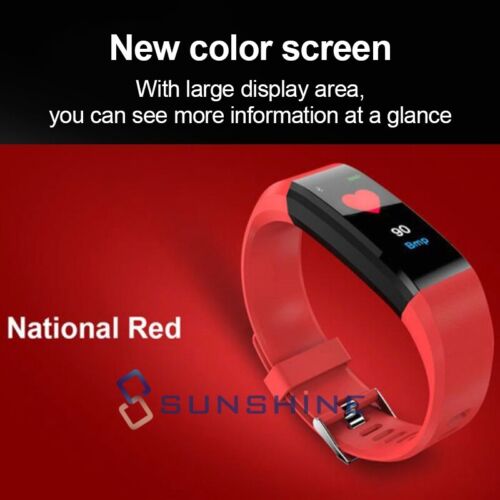 Waterproof Bluetooth Smart Watch Heart Rate Blood Pressure Monitor Fitness Track - Picture 13 of 33