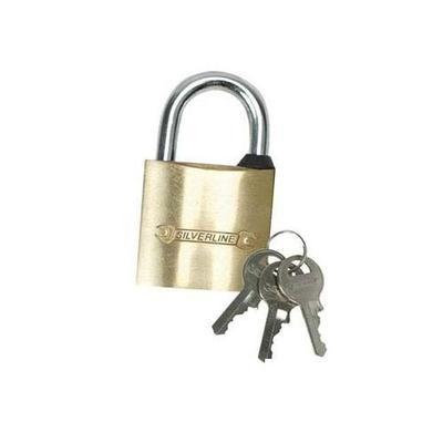 #ad #ad GU2390 Silverline Brass Padlock 20mm Locks And Accessories $7.19