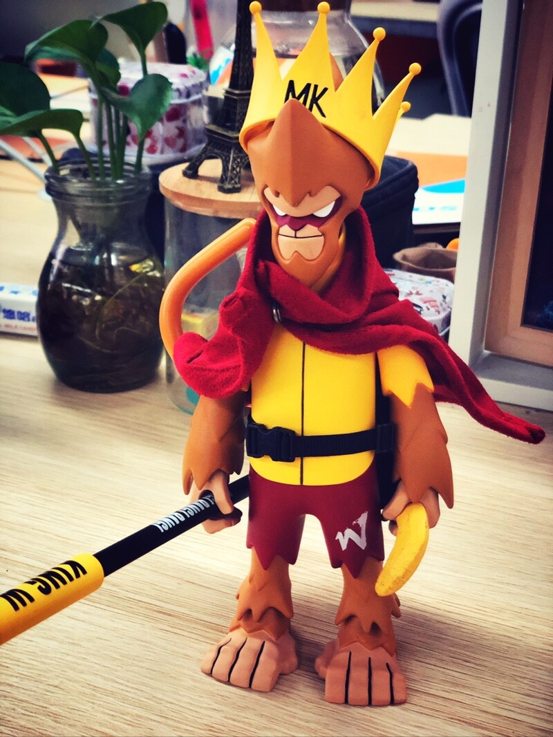 J.T STUDIO Monkey King W 8'' VINYL Action Figures Limited J.T STUDIO Monkey King W 8'' VINYL Action Figures Limited