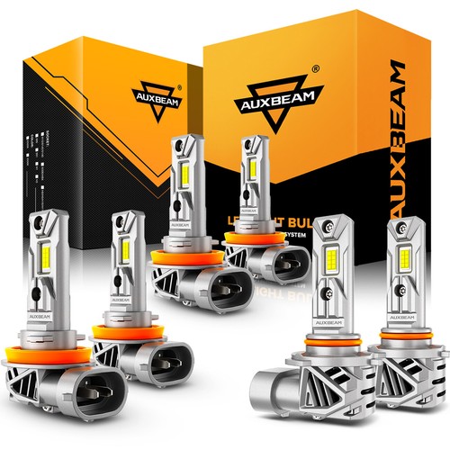 For Toyota 4Runner 2010-2025 AUXBEAM Canbus LED Headlight High Low Fog Kit 6500K - Picture 1 of 17