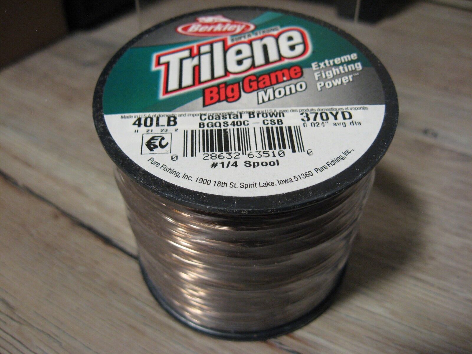 Berkley Trilene Big Game Monofilament Fishing Line, 370 yd