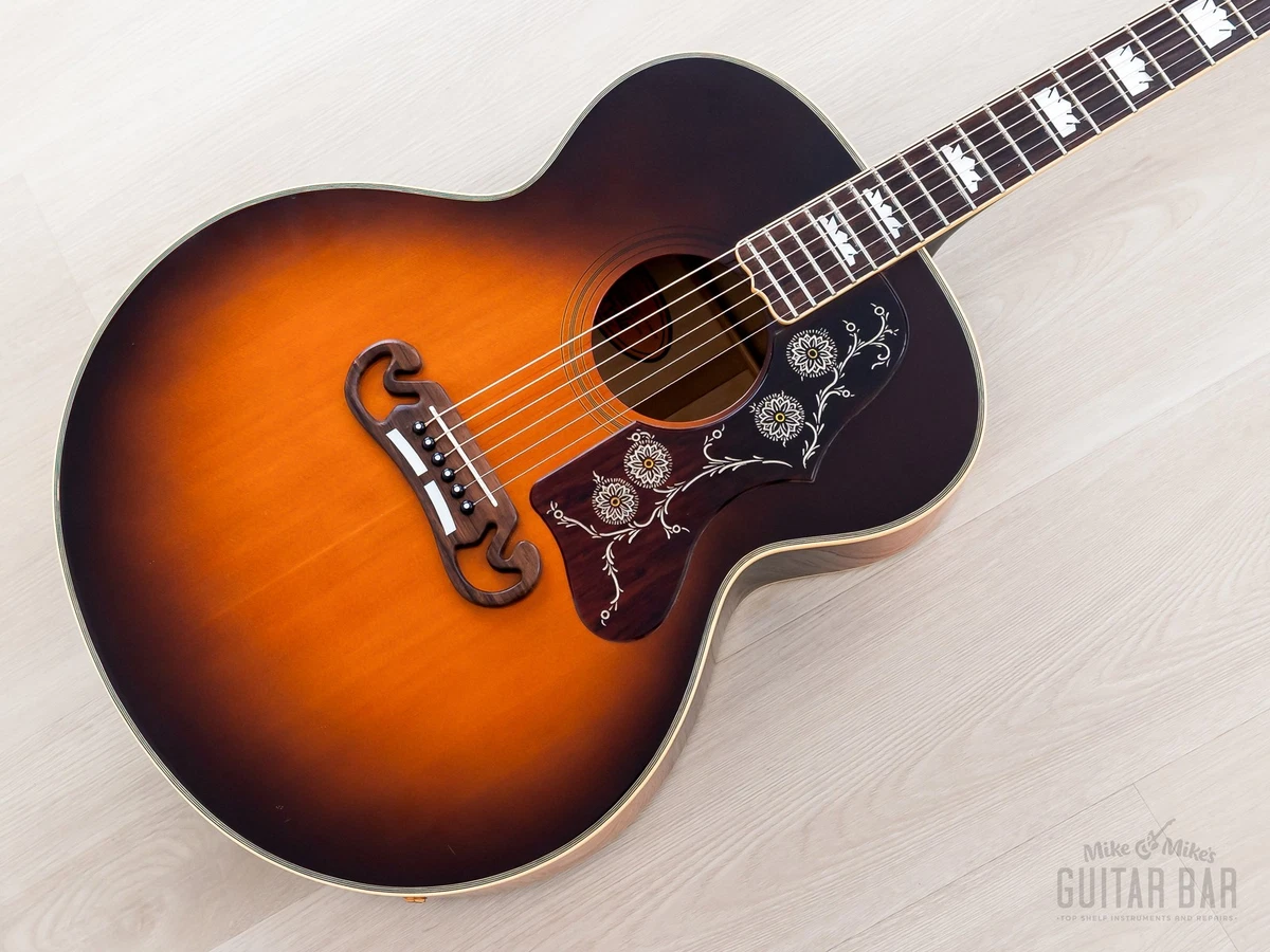 美品GibsonJ-200 1993年製（豪華ブラウン鍵付純正ハードケース付） 美品GibsonJ-200 1993年製（豪華ブラウン鍵付純正ハードケース付） 美