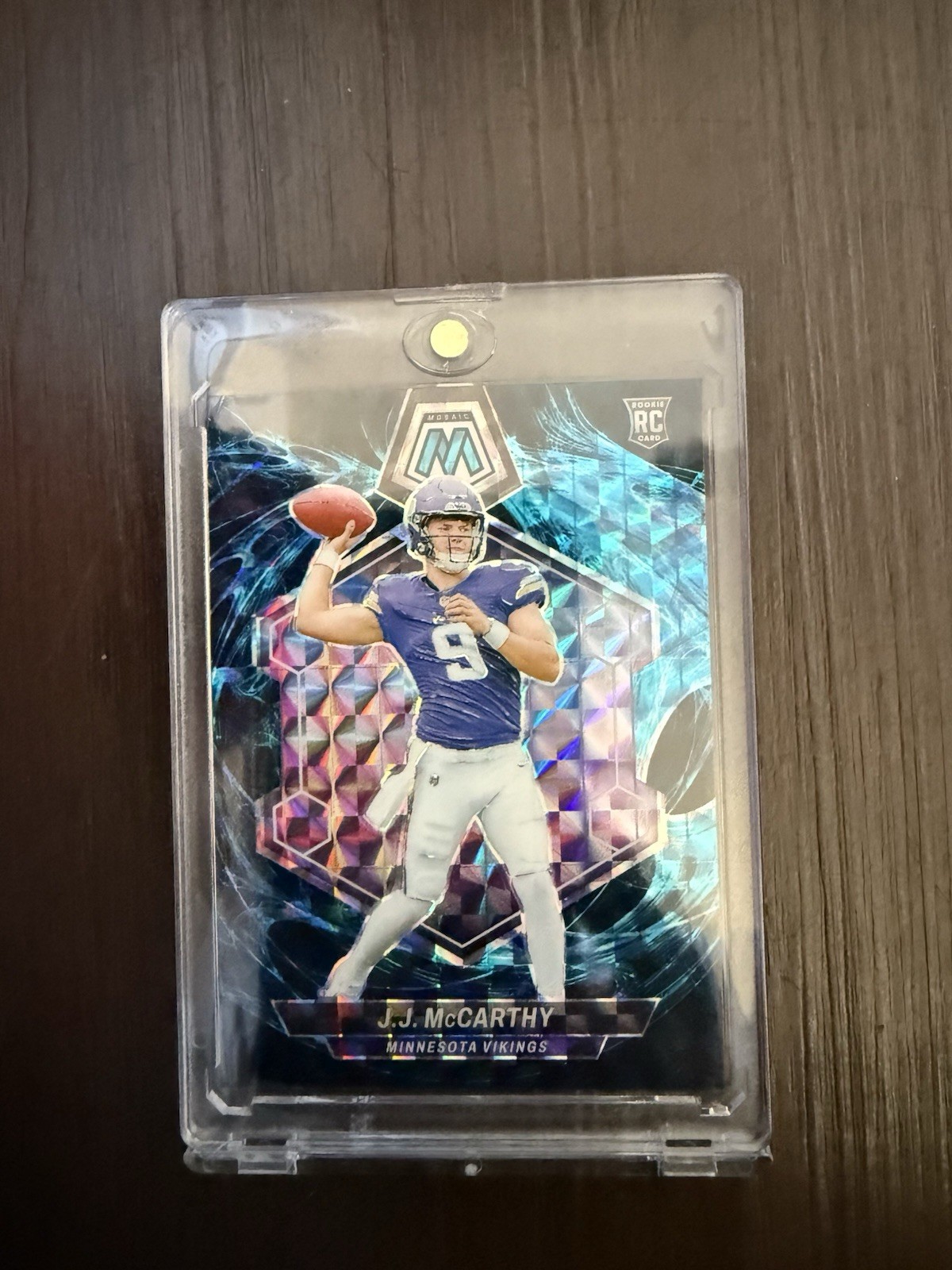 2024 Panini Mosaic - Rookies J.J. McCarthy #310 Genesis Mosaic Prizm (RC)