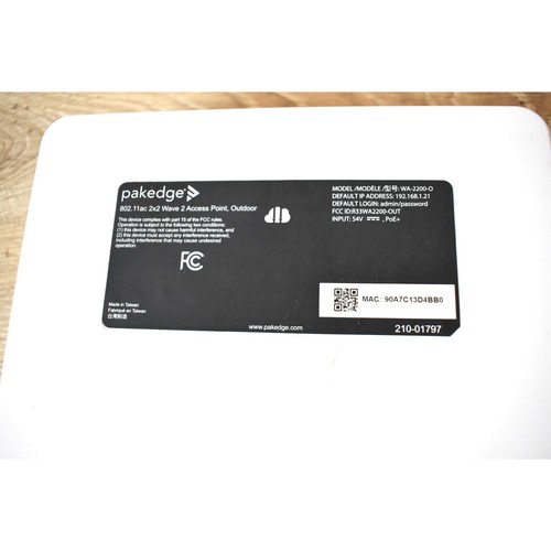 Pakedge WA-2200-O Wave 2 Wireless Access Point 7x12 - 第 2/4 張圖片