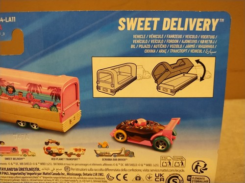 Hot Wheels Super Rigs Sweet Delivery Transporter + Donut Care Selten! Rarität süß! NEU - Bild 10 von 16