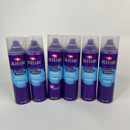 6 Aussie Instant Freeze Extreme Hold Level 4 Haarspray Original alte Formel