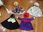 Handmade Porch Goose Outfits Clothes Lot Red Hat  Pilgrim Classic Vintage July
