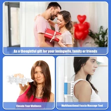 Fascia Massage Tool, Handheld Massager Fascia Blaster for Cellulite Reduction...