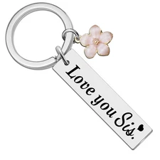 Sister Keychain Sister Gifts for Big Sisters Little Sisters Birthday Love